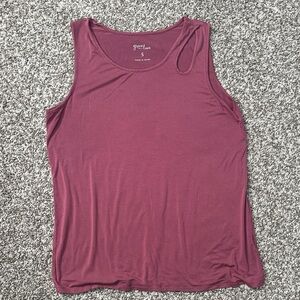 Grace & Lace Burgundy Tank Top. size S